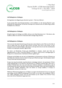 thumbnail of 2025 05 01 Discours 1er Mai Patrick DURY (LU) VF Presse